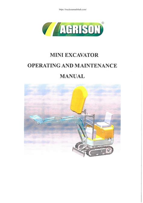 agrison mini excavator manual pdf